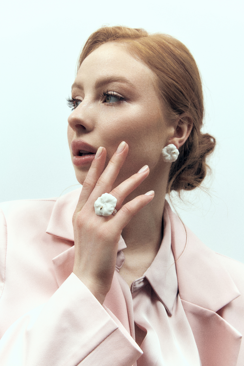 ALWME Серьги ГИБИСКУС