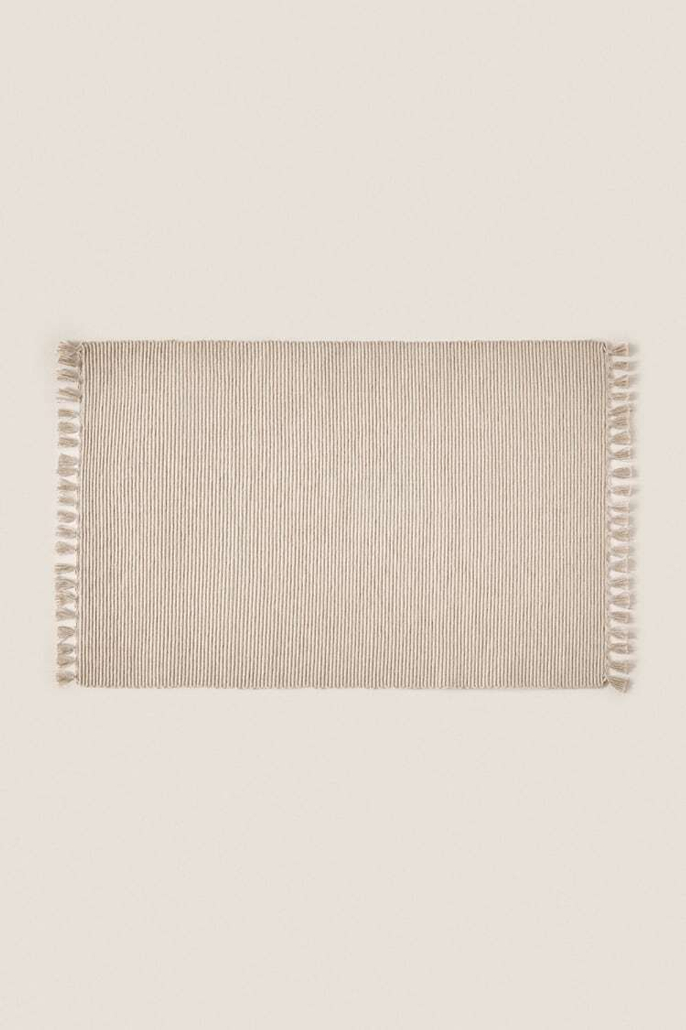 ZARA HOME СЕРВИРОВОЧНАЯ САЛФЕТКА С БАХРОМОЙ (УПАКОВКА ИЗ 2 ШТУК), КОРИЧНЕВЫЙ/ТЕМНО-СЕРЫЙ