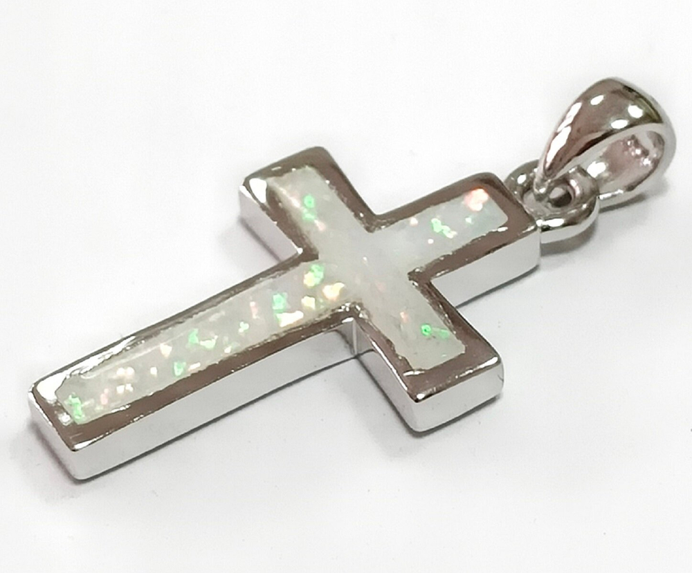 Подвеска Эстерелла, серебро 925 проба, родирование, опал синтетический/Ф