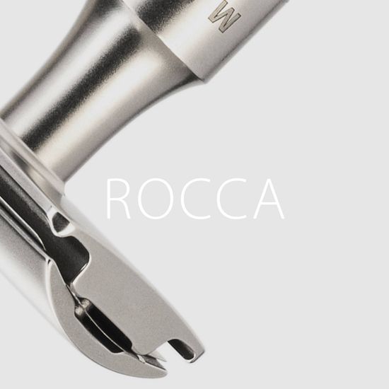Т-образная бритва (станок) MUEHLE ROCCA, сталь, черный акцент, closed comb