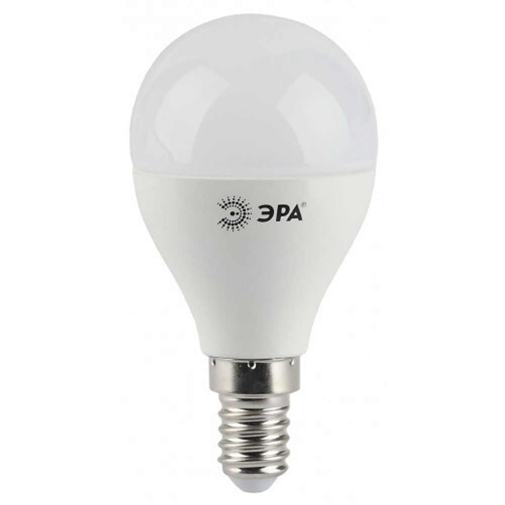 Лампочка светодиодная ЭРА STD LED P45-9W-840-E14 E14 / Е14 9Вт шар нейтральный белый свет