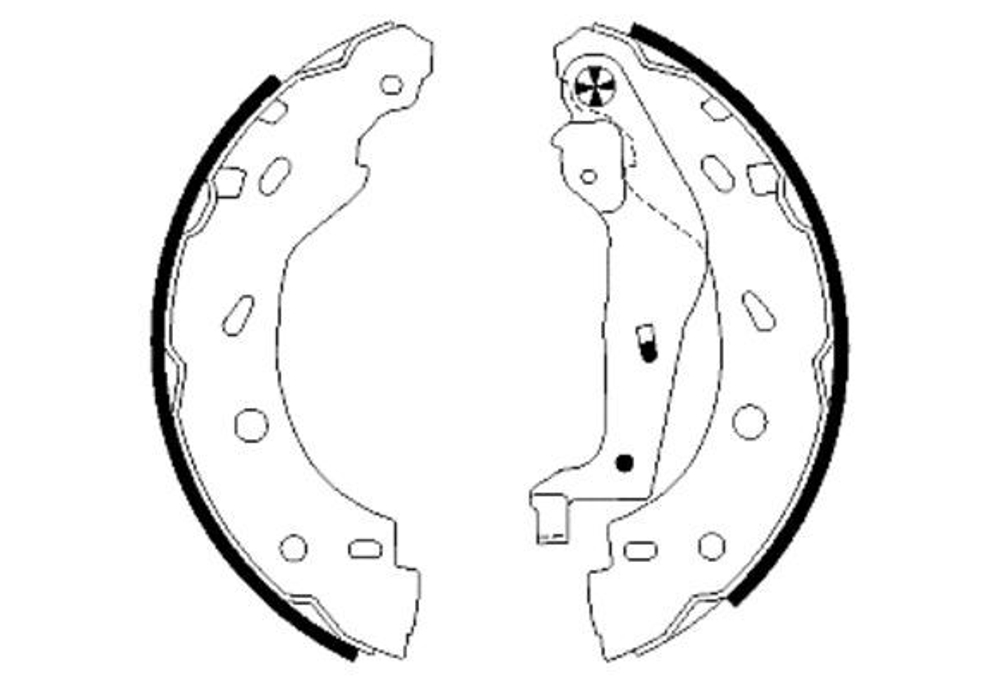 TEXTAR - 91057400-TET - Brake Shoe Set