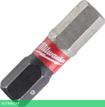 Бита Milwaukee Shockwave Hex6 25 мм 2шт (4932430897)