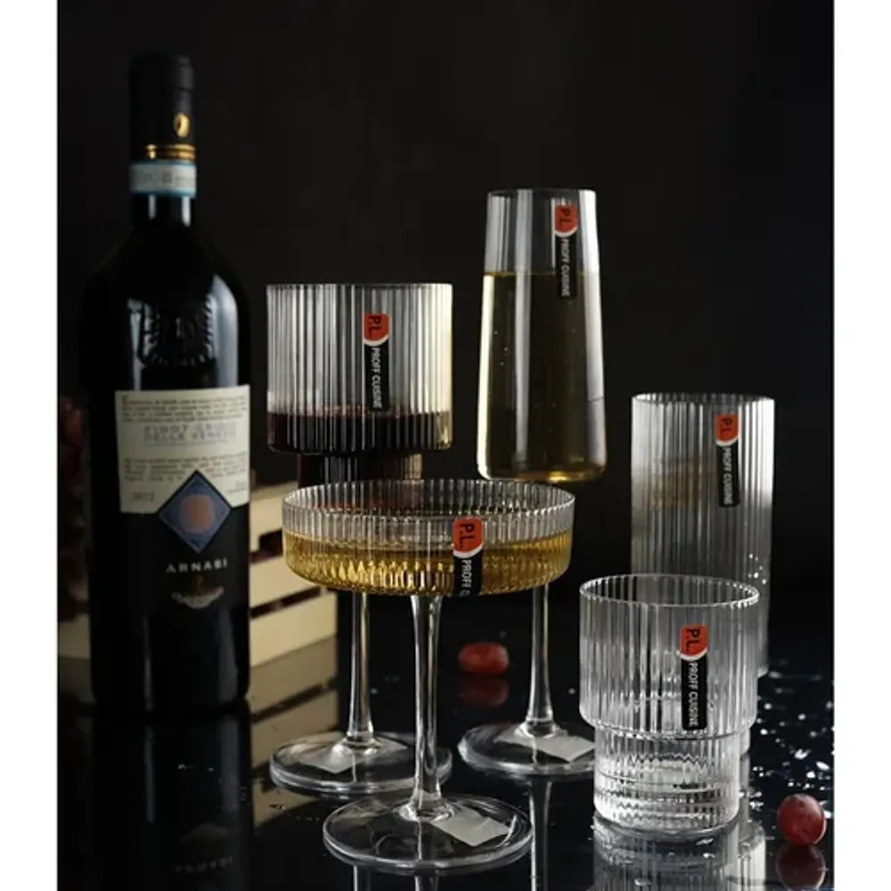Рюмка коктейльная 250 мл "ProBar Optical" d 10,5 см h13 см P.L. - BarWare [4]