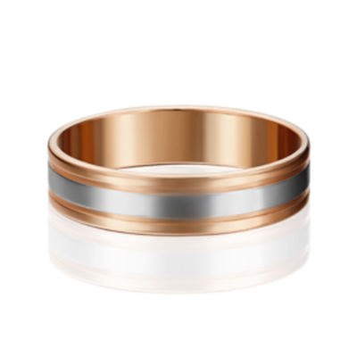 Обручальное кольцо из комбинированного золота 01-3490-00-000-1111-39