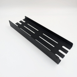 MetaDec Holes Полка настенная прямая, 30см черная, 1шт