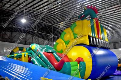 Надувной батут "Прерия" 15*9*7 м