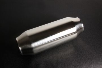 Резонатор спортивный для выпускных систем длина 350мм, 63мм диаметр выходов, 102 внешний диаметр