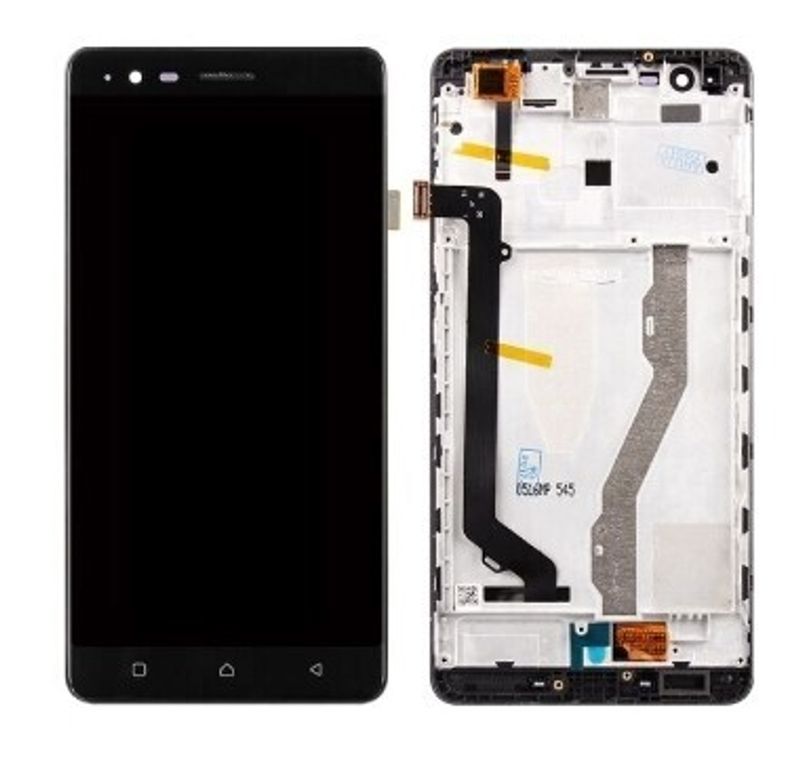 Дисплей для Lenovo K5 NOTE в сборе с тачскрином на рамке (Black)