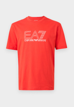 EA7 Emporio Armani UNISEX - Футболка с принтом - Красный
