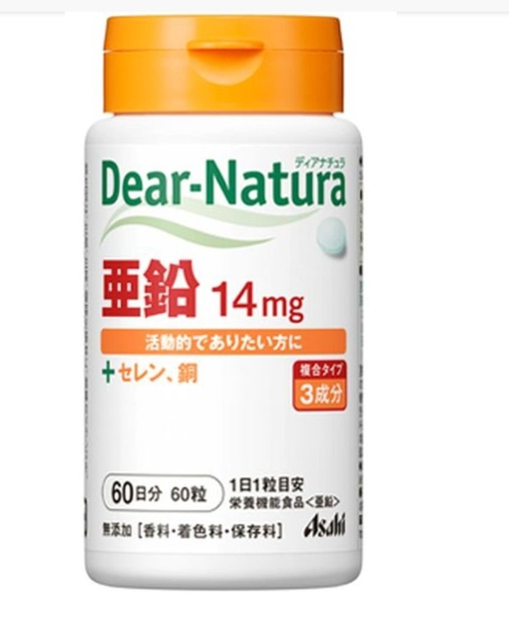 Asahi Dear Natura Цинк (60 дней)