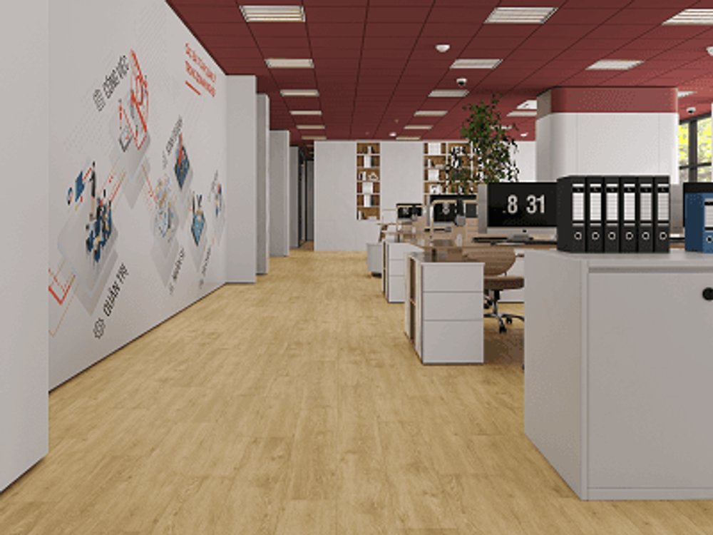 LVT плитка Дуб Ваниль Селект ECO 23-2