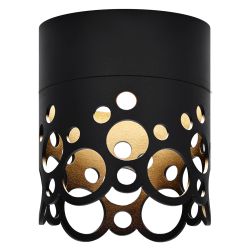 Светильник настенно-потолочный спот ЭРА OL49 BK GX53 IP20 черный | Накладные светильники