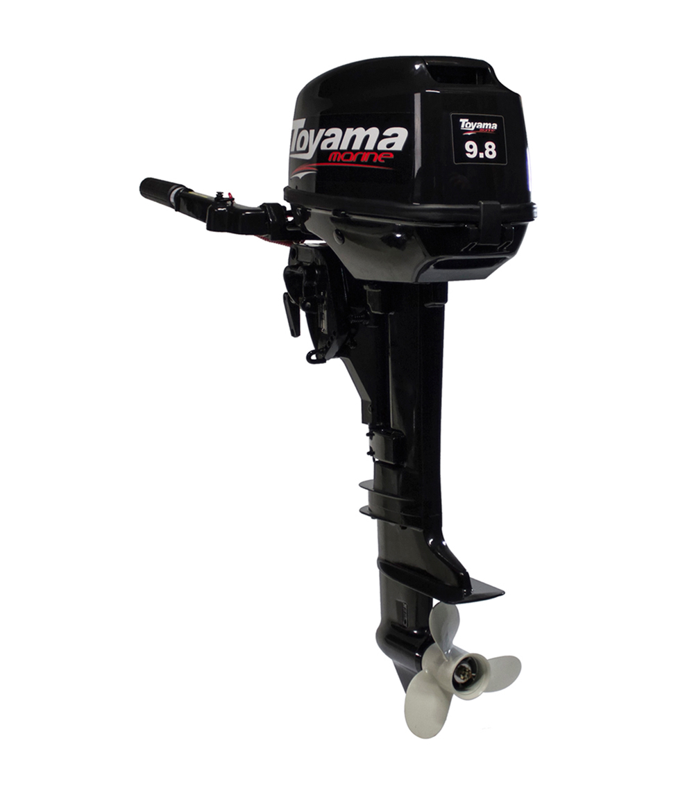 Таймень NX 3400 НДНД PRO красный-черный + Toyama T 9.8 BMS (комплект лодка + мотор)