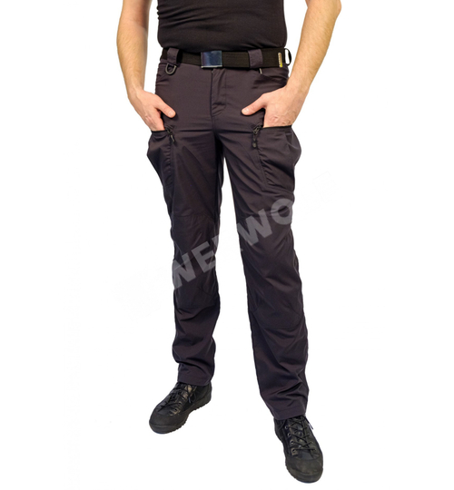 Брюки тактические "Expert" Софт-шелл цвет чёрный (WOLF)435-001