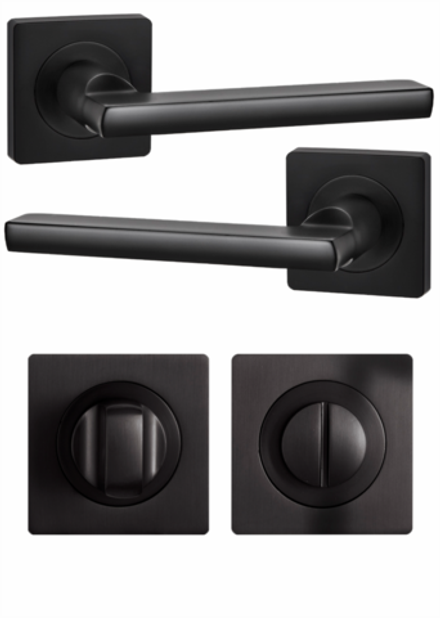 Комплект ручка дверная с фиксатором POLO