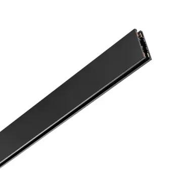 Трек 24V двухконтактный "вверх-вниз" тип E 1 метр 506517 чёрный Linea Lightstar