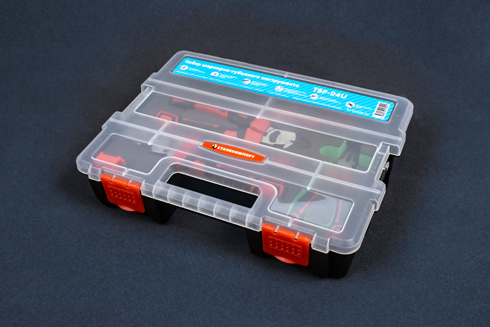 TBP-04U Набор шарнирно губцевого инструмента 4 предмета