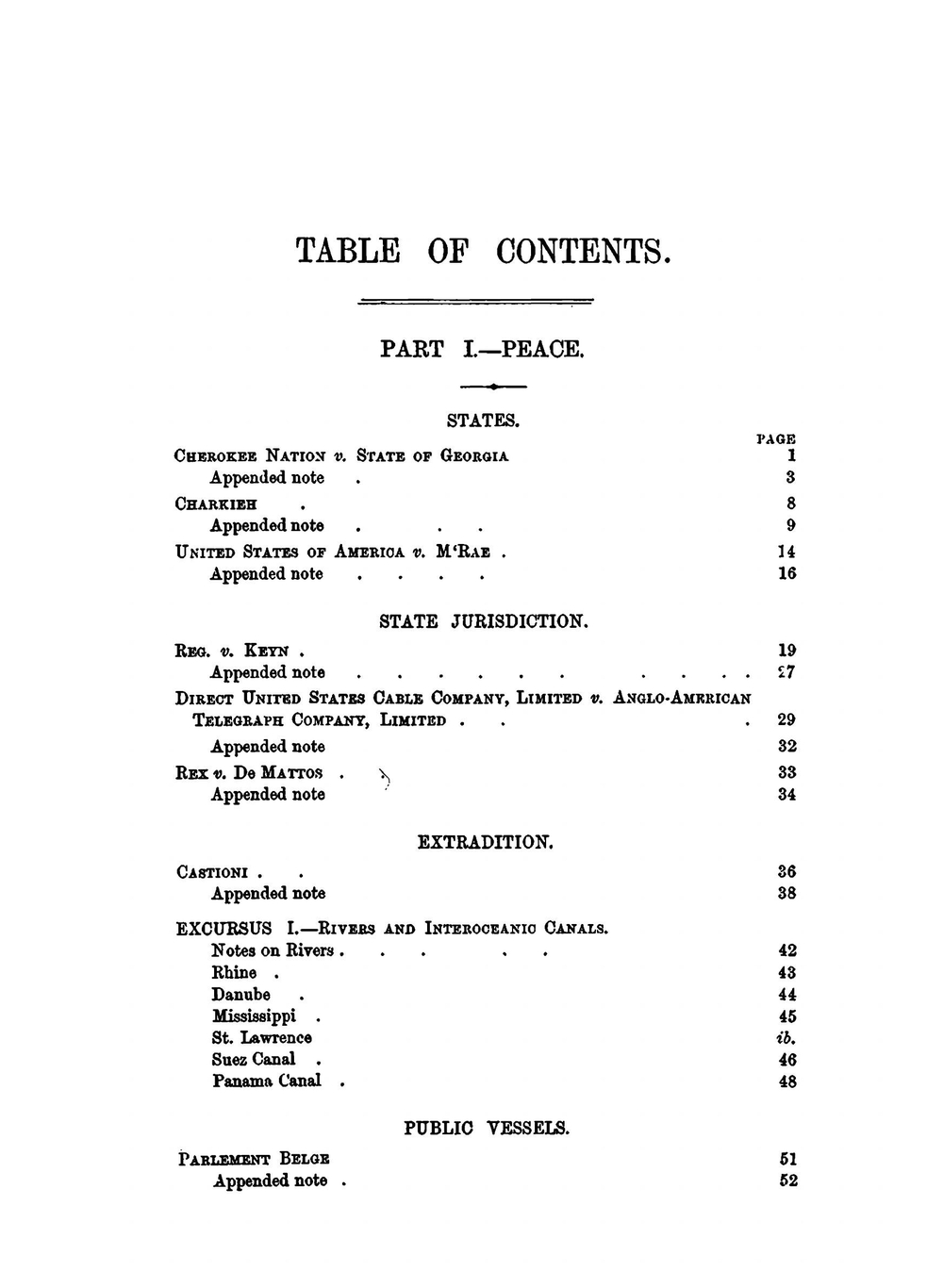 Leading Cases and Opinions on International Law | Cobbett Pitt