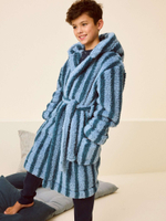 Халат флисовый для мальчика Next E47-996, Синий