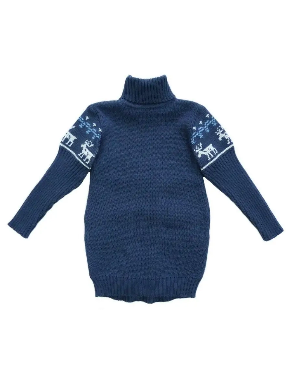 Платье туника вязаное