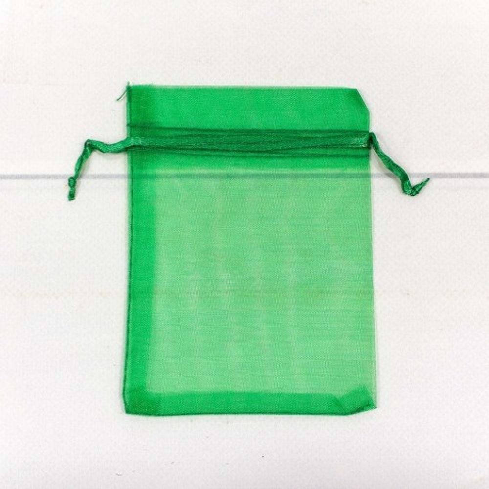 Мешочек 9х12см Органза (Зеленый)