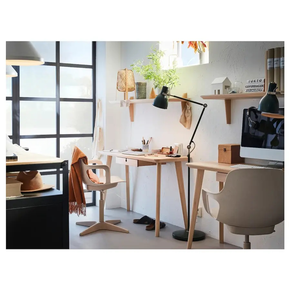 Офисный стул - IKEA ODGER, 68x68x90см, бежевый, ОДГЕР ИКЕА