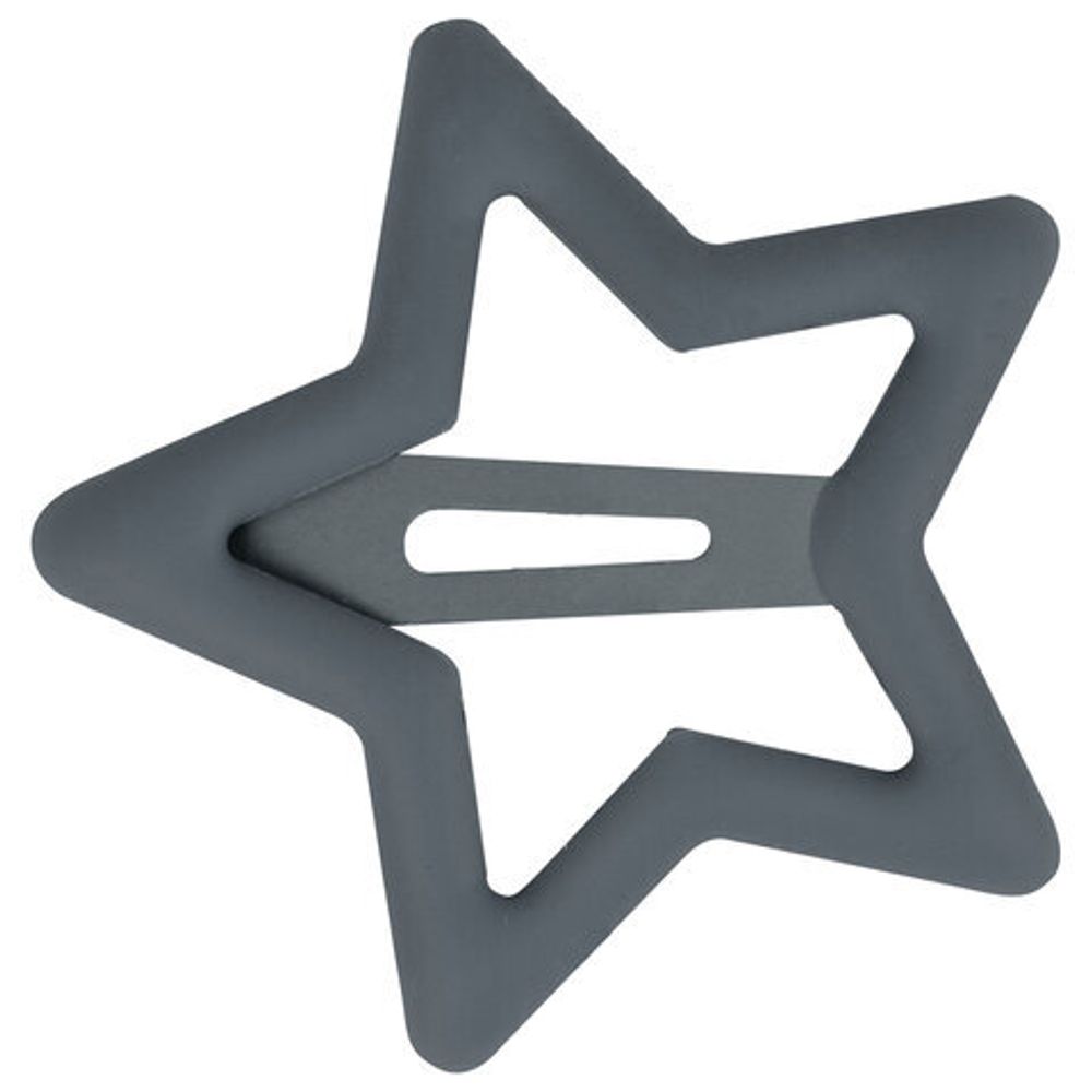 Заколки для волос НАБОР 10 шт., 3,5 см, клик-клак, звездочки, матовый, разные цвета, MONTE VITA, 457084