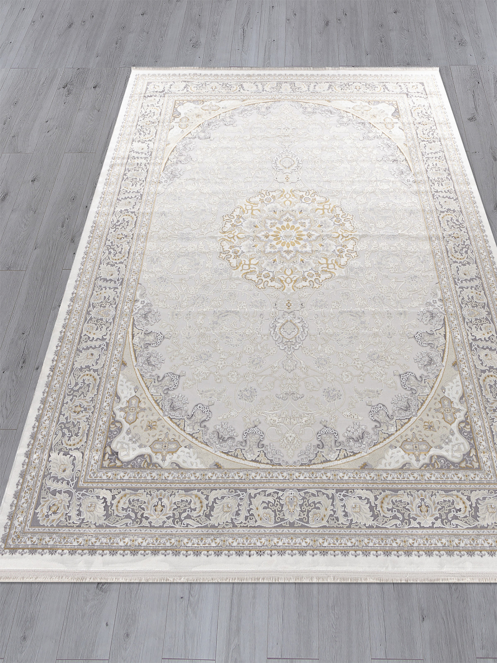 Ковер 00268 - GREY / BEIGE - Прямоугольник - коллекция DUBAI размер 200*290 см