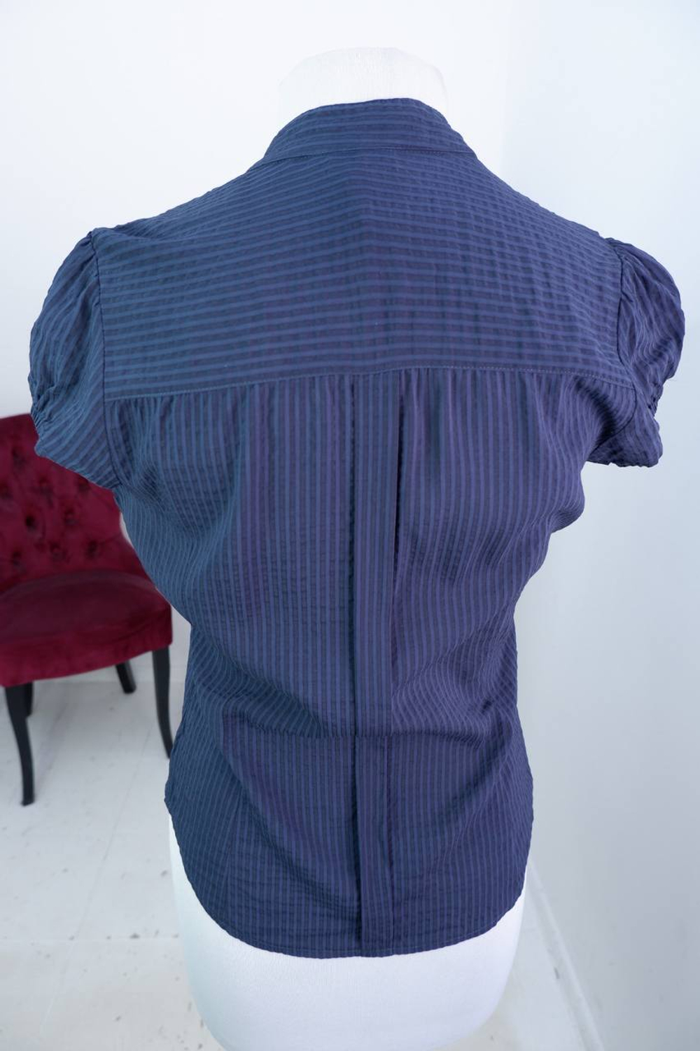 Блузка Zolla в полоску, маркировка S, визуально на 44 размер