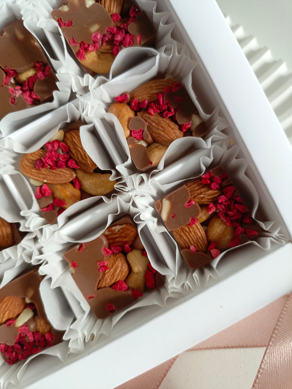 Конфеты ручной работы с орехами