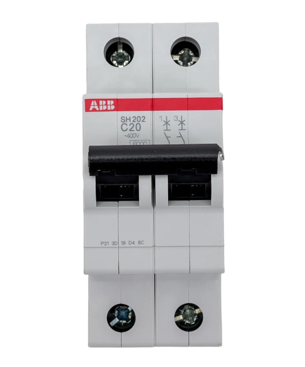 Автоматический выключатель ABB 2-полюсной sh202 c 20 2CDS212001R0204