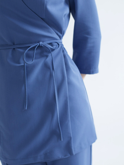 Блуза для врача Medici 07 цвета индиго вид сбоку