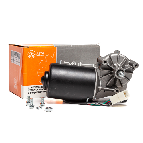 432 000 044 AE Привод стеклоочистителя (мотор-редуктор), МАЗ, 24 В, н/о (ан. 6430-5205100) АвтоЭлект