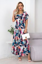 Платье Магия лета (синий/розовый) Р11-867/11 Nikol (Акция)