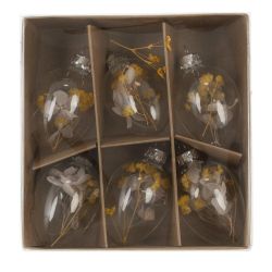 GAEM Набор из 6-ти изделий декоративных подвесных "Яйцо" (4*6,5), L14 W14 H4,5 см