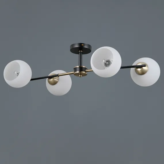 IL0469-4CSQ-24 BK AB LIBRA светильник потолочный