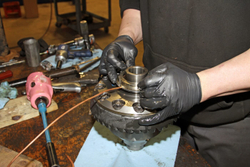 Установка блокировки дифференциала моста Land Cruiser 100