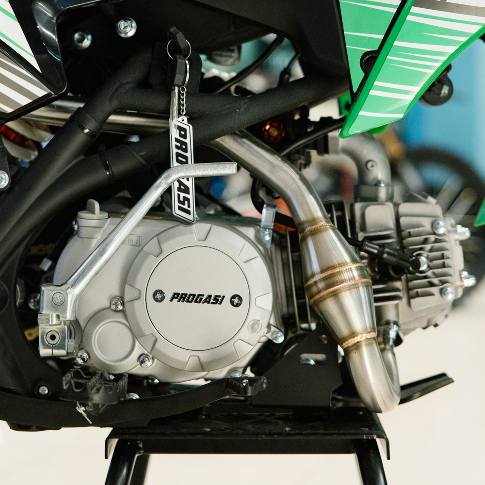 Питбайк PROGASI SMART 5 125CC GREEN 17/14 (Полуавтоматическая КПП)