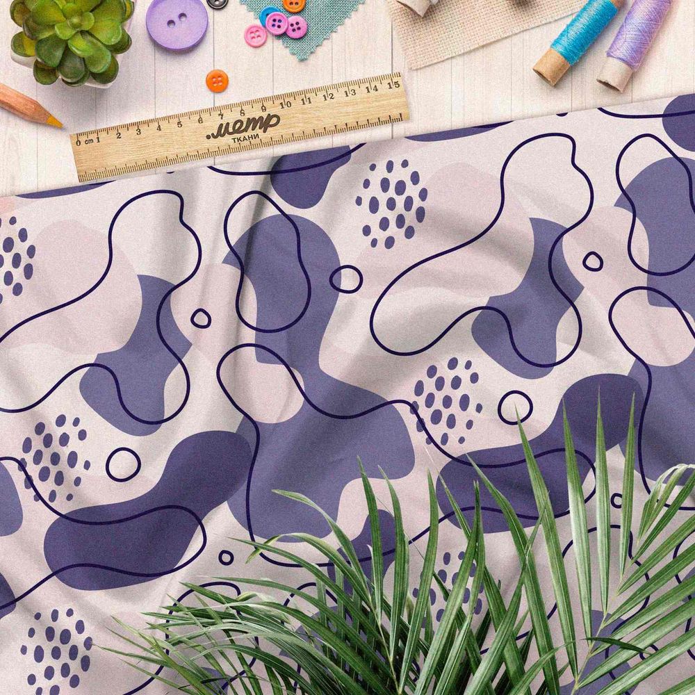 Ткань оксфорд 600 пятна милитари