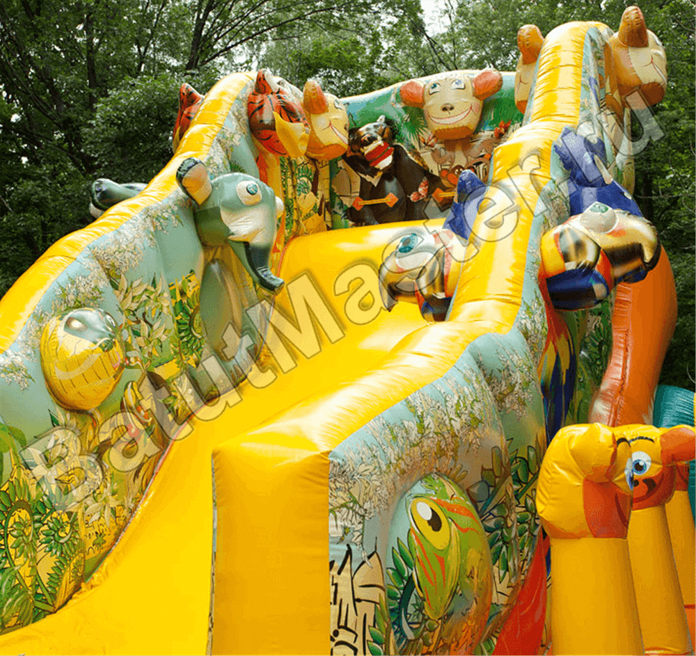 Коммерческий надувной батут "Нильский крокодил"