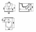 Биде подвесное Creavit Free FE510-00BM00E
