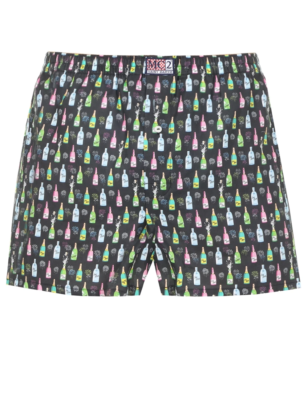 Шорты домашние муж. Saint Barth WINTER BUBBLES черный шампанское