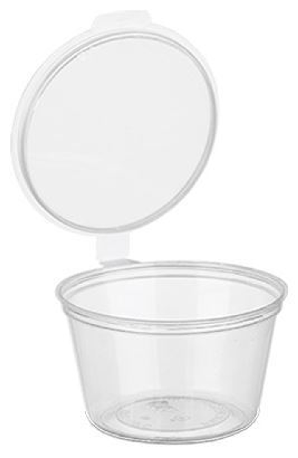 Контейнер для соуса с крышкой 30мл. (80/1920шт) СТАНДАРТ АРТИКУЛ 1235 П2 (ВЕРХНЕЕ ЗАКРЫВАНИЕ)