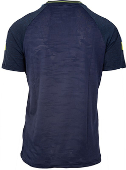 Мужская теннисная футболка K-Swiss Tac Hypercourt T-Shirt Melange 2 - peacoat