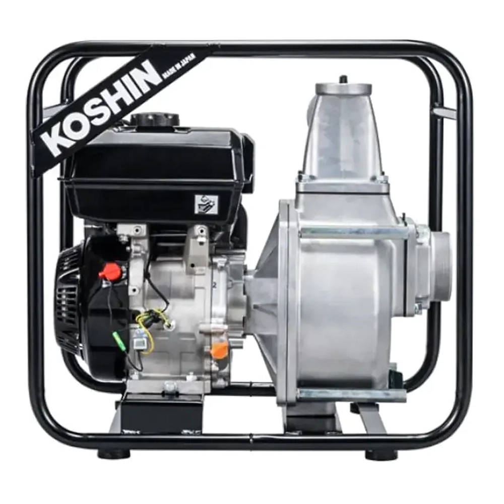 Koshin STV-100 X мотопомпа бензиновая 8.2 л.с, 1500 л/мин, диаметр 100 мм, STV-100X