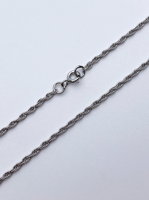 Цепь из серебра/Кордовая тройная/Родий