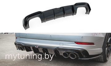 Диффузор бампера заднего для AUDI S3 8V (16-20)