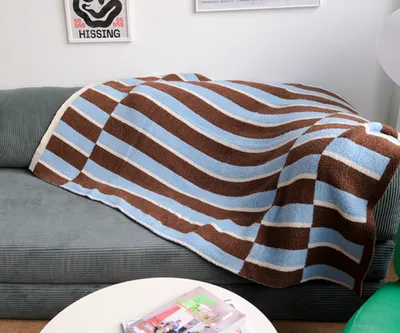 Плед в полоску, 170х120см