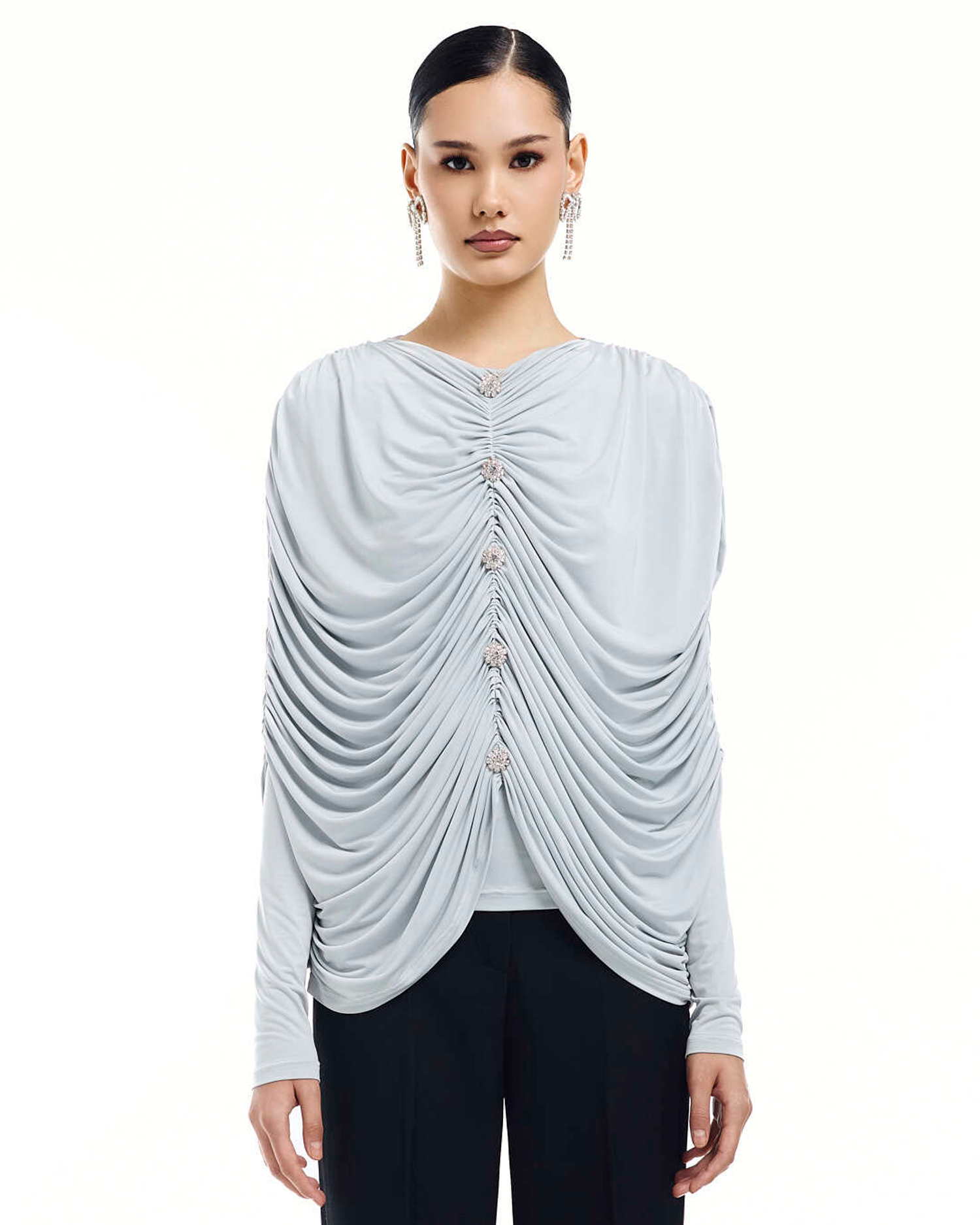 Лонгслив Silene (Силен) серый